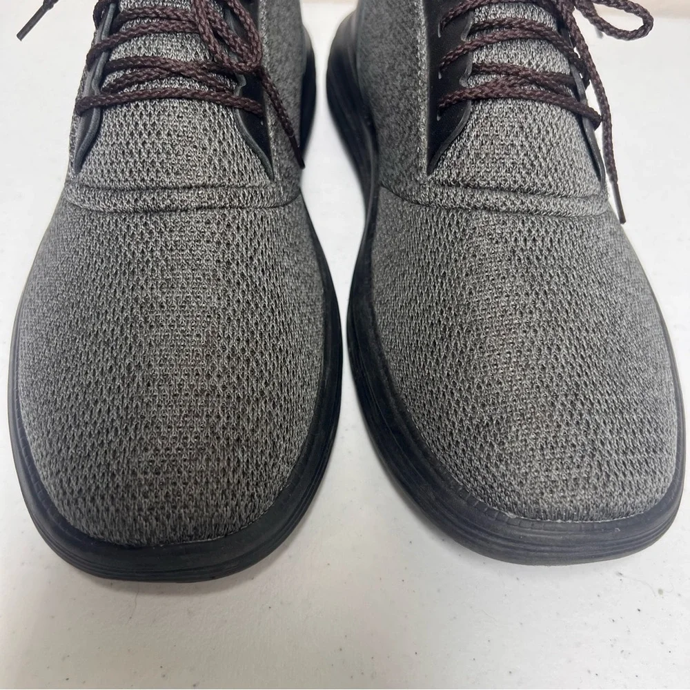Cole Haan Grand Sport Journey Sneaker Mens 10.5M Gray Knit Lace Up Casual Shoes